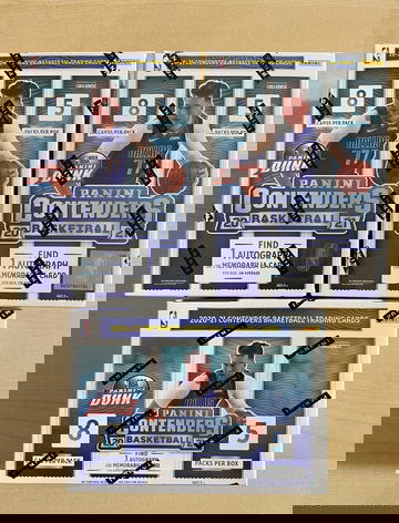 2020-21 Panini Contenders Basketball Blaster Box Lot of 3