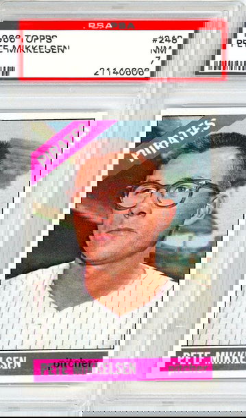 1966 Topps Pete Mikkelsen #248 PSA 7 P1357