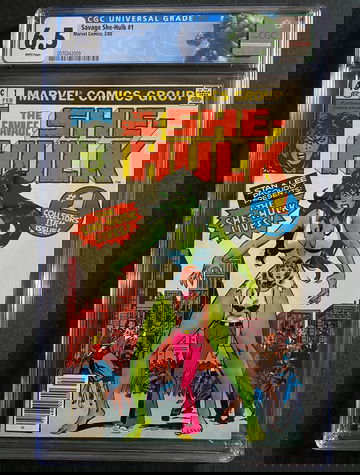 She-Hulk #1 1st appearance CGC 6.5  newsstand with specialty label 