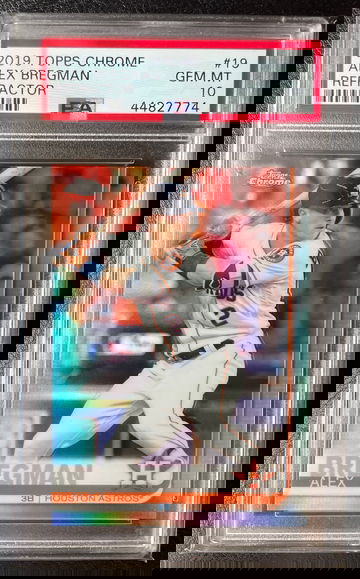 Alex Bregman 2019 Topps Chrome Refractor PSA 10