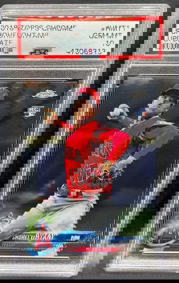 2018 Topps Chrome Update Shohei Ohtani RC PSA 10 HMT1