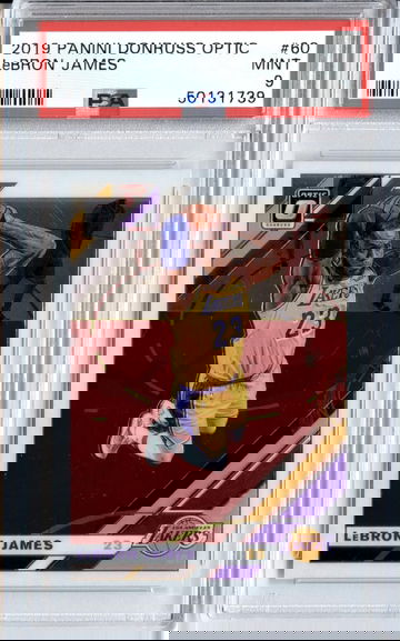 2019-20 Donruss Optic #60 LeBron James PSA 9