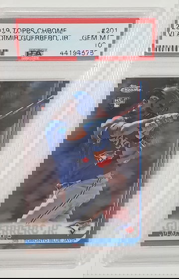 2019 Topps Chrome Vladimir Guerrero Jr RC #201 PSA 10 GEM