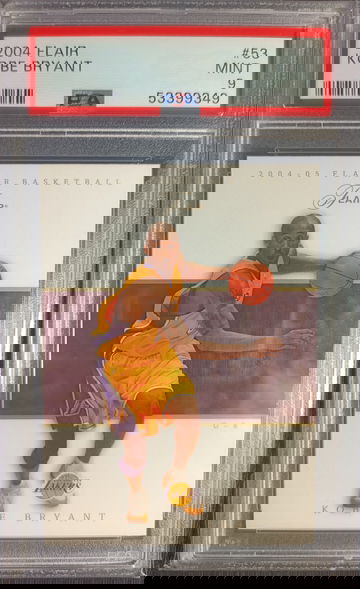 2004 Flair Kobe Bryant #53 PSA 9 Mint Lakers
