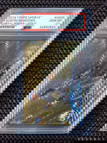 2018 Topps Update Austin Meadows Gold /2018