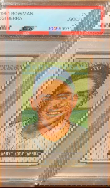 1951 Bowman Yogi Berra PSA 2