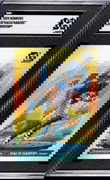 2024 Donruss Downtown 18 MALIK NABERS RC SGC 8