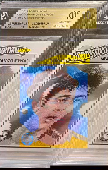 2019 Topps living UEFA champions league Giovanni Reyna bgs 10 Preston’s 