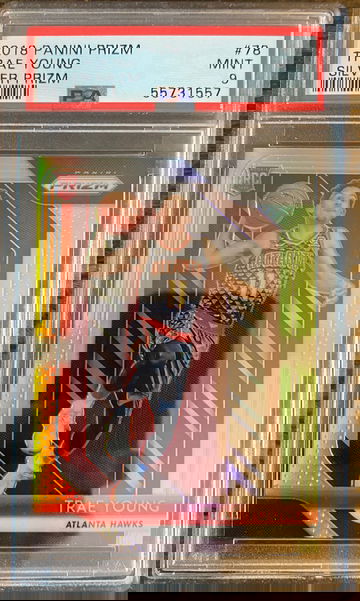 2018 Trae Young Silver Prizm PSA 9