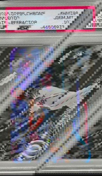 2018 Topps Chrome Juan Soto Refractor RC #/250 PSA 10 