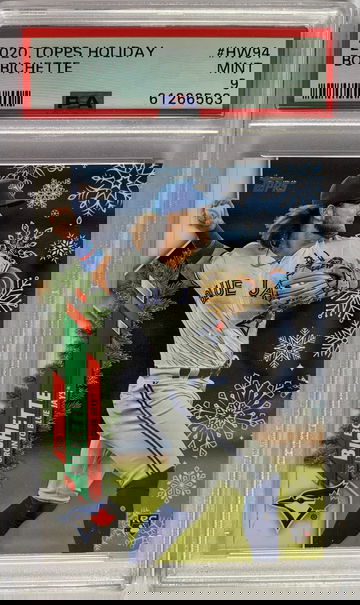 2020 Topps Holiday Bo Bichette PSA 9