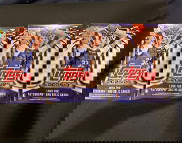 (3) 2025-26 Topps NBA Basketball Blaster 3 Box Lot *Fanatics Exclusive* Flagg