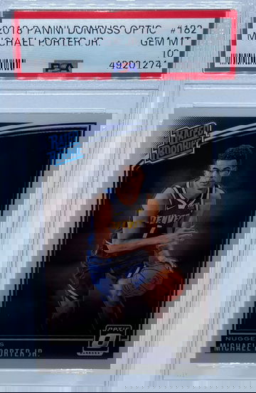 2018 Panini Donruss Michael Porter Jr #182 PSA 10 GEM MINT