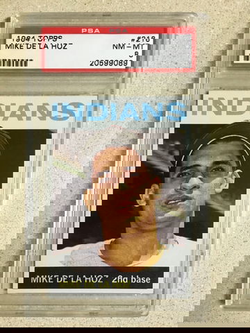1964 Topps #216 Mike De La Hoz PSA 8 NM-MT INDIANS 