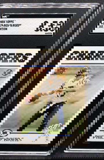 2004 Topps 1st Edition Philip Rivers #375 SGC 8.5 NM-MT RC