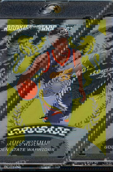 JAMES WISEMAN 2020-21 Panini Chronicles CRUSADE GOLD PRIZM /10 #523 Warriors