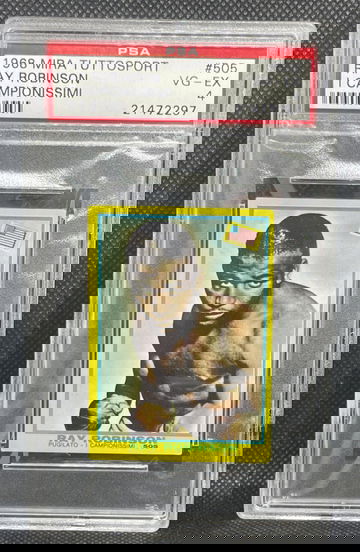 1968 MIRA TUTTOSPORT RAY ROBINSON I CAMPIONISSIMI 505 PSA 4 RARE