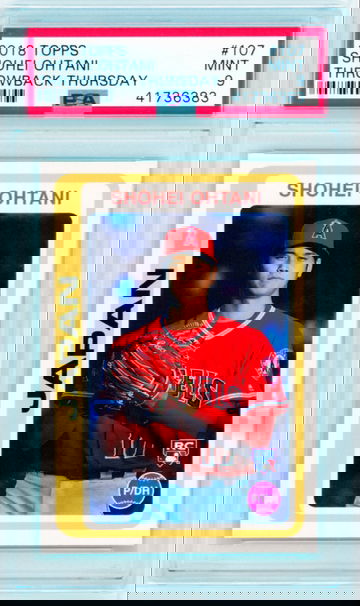2018 Topps Throwback Thursday #107 Shohei Ohtani