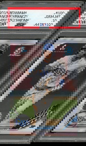 Wander Franco 2019 Bowman Chrome Rookie PSA 10
