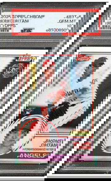 2018 Topps Chrome 1983 Topps Shohei Ohtani #83T-6 PSA 10