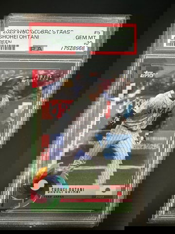2023 Topps WBC Global Stars Shohei Ohtani Green /75