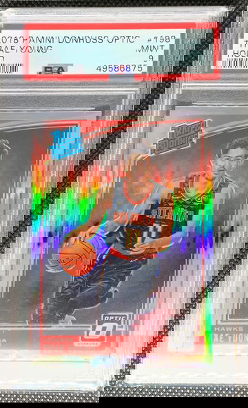 2018 Panini Optic Holo Trae Young PSA 9 Mint