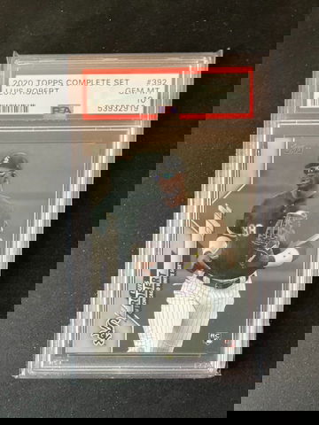 2020 Topps Complete Set Luis Robert Rookie PSA 10