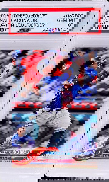 2018 Topps Update Ronald Acuna Jr. #US250 RC PSA 10