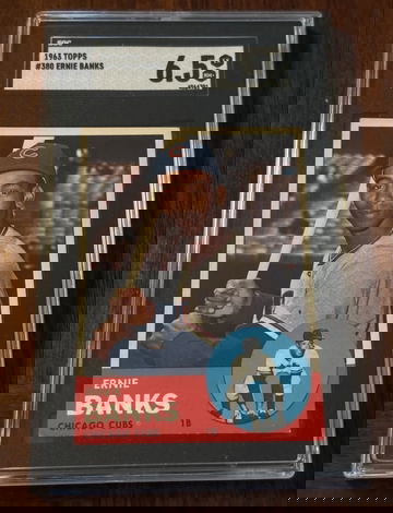 1963 Topps Ernie Banks Mr. Cub SGC 6.5
