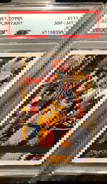 1997 Topps Kobe Bryant (2nd year) PSA 8