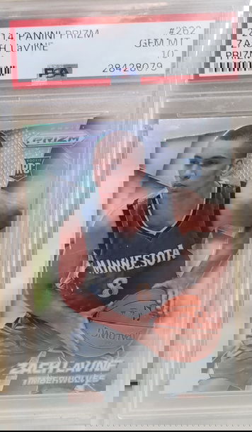 2014 Panini Silver Prizm Zach Lavine #262 PSA 10