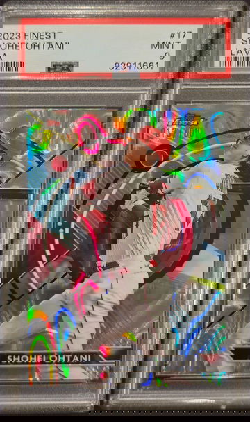 2023 Finest Shohei Ohtani Lava PSA 9 - #/100