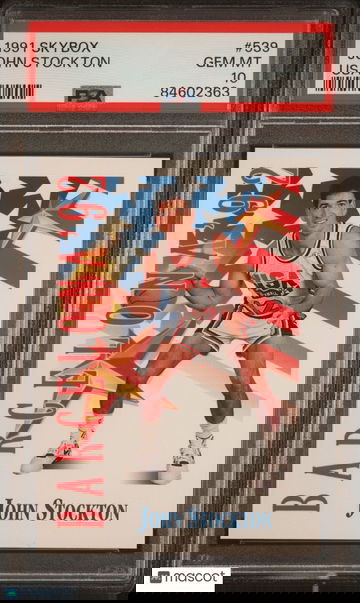 1991 Skybox John Stockton #539 PSA 10 -Dream Team USA - Jazz