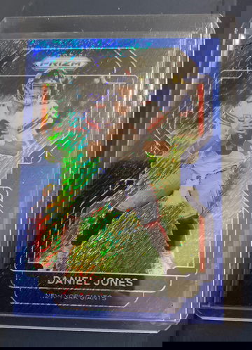 Daniel Jones 2021 Panini Prizm FOTL Blue Shimmer 21/25! SSP Daniel Jones Blue Shimmer.