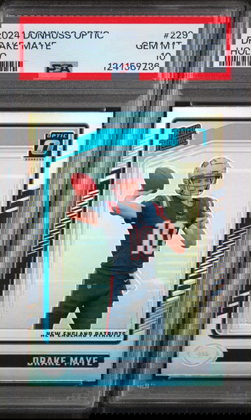 2024 Donruss Optic Holo Drake Maye #229 PSA 10