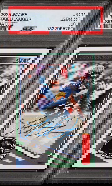 2025 Panini Score Signature Terrell Suggs #171 PSA 10