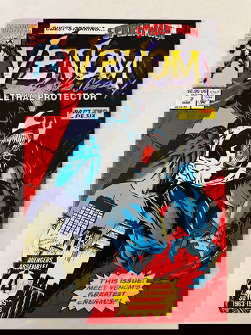 Venom: Lethal Protector #2 (1993) Marvel | 1st Jury & Orwell Taylor | Signed NM