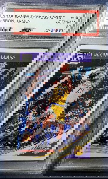 Lebron James 2018 optic gem mint 10