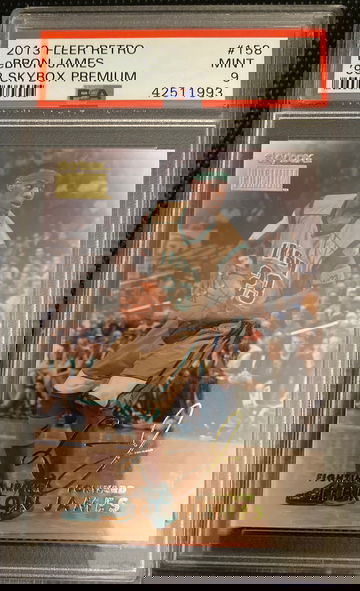 2013 Fleer Retro Lebron James ‘98 Skybox Premium PSA 9