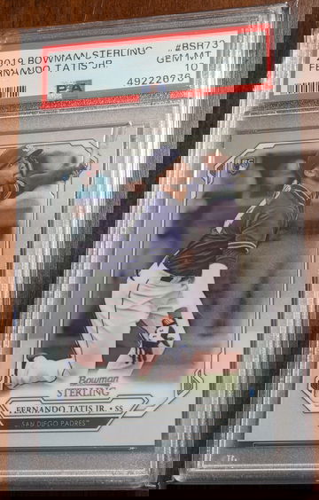 2019 Bowman Sterling Fernando Tatis Jr. RC PSA 10