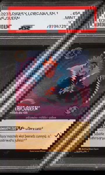 2023 Disney Lorcana The Queen #56 Foil PSA 9