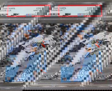 Gavin Lux RC Lot (2) 2020 Topps #292 PSA 9 Mint