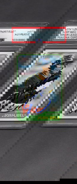 Josh Bell Signed Autographed 2014 Topps Heritage Minors #41 RC PSA DNA COA