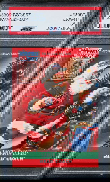 1990 Pro Set Santa Claus PSA 6