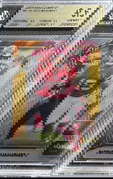 2020 Panini Elements GOLD Patrick Mahomes II #/79 Chiefs BGS 9.5+ TRUE GEM MINT