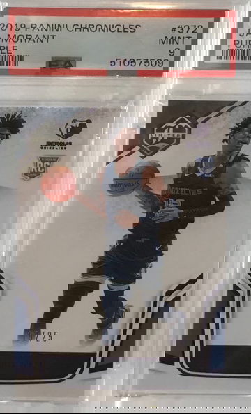 2019 Panini Chronicles Ja Morant Purple PSA 9-Mint