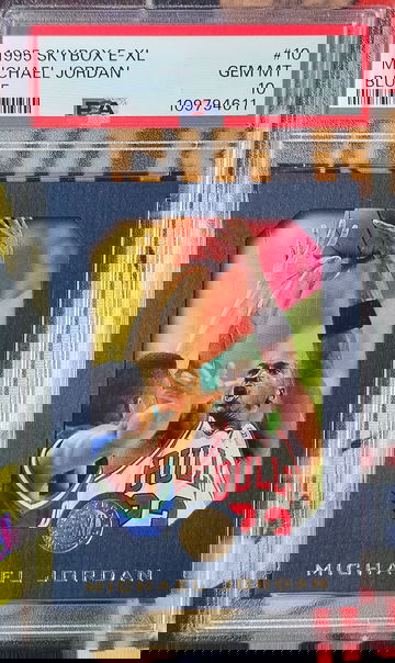 1995 Skybox E-XL Blue Michael Jordan PSA 10