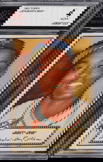 1952 Topps Baseball Monte Irvin #26 BGS 4