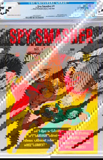 SPY SMASHER #1, CGC 7.5 VF-