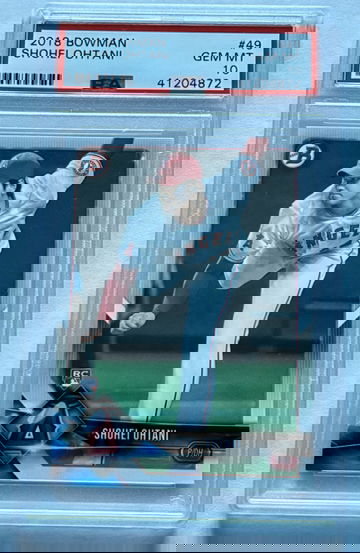 2018 Bowman Shohei Ohtani #49 PSA 10 RC Rookie